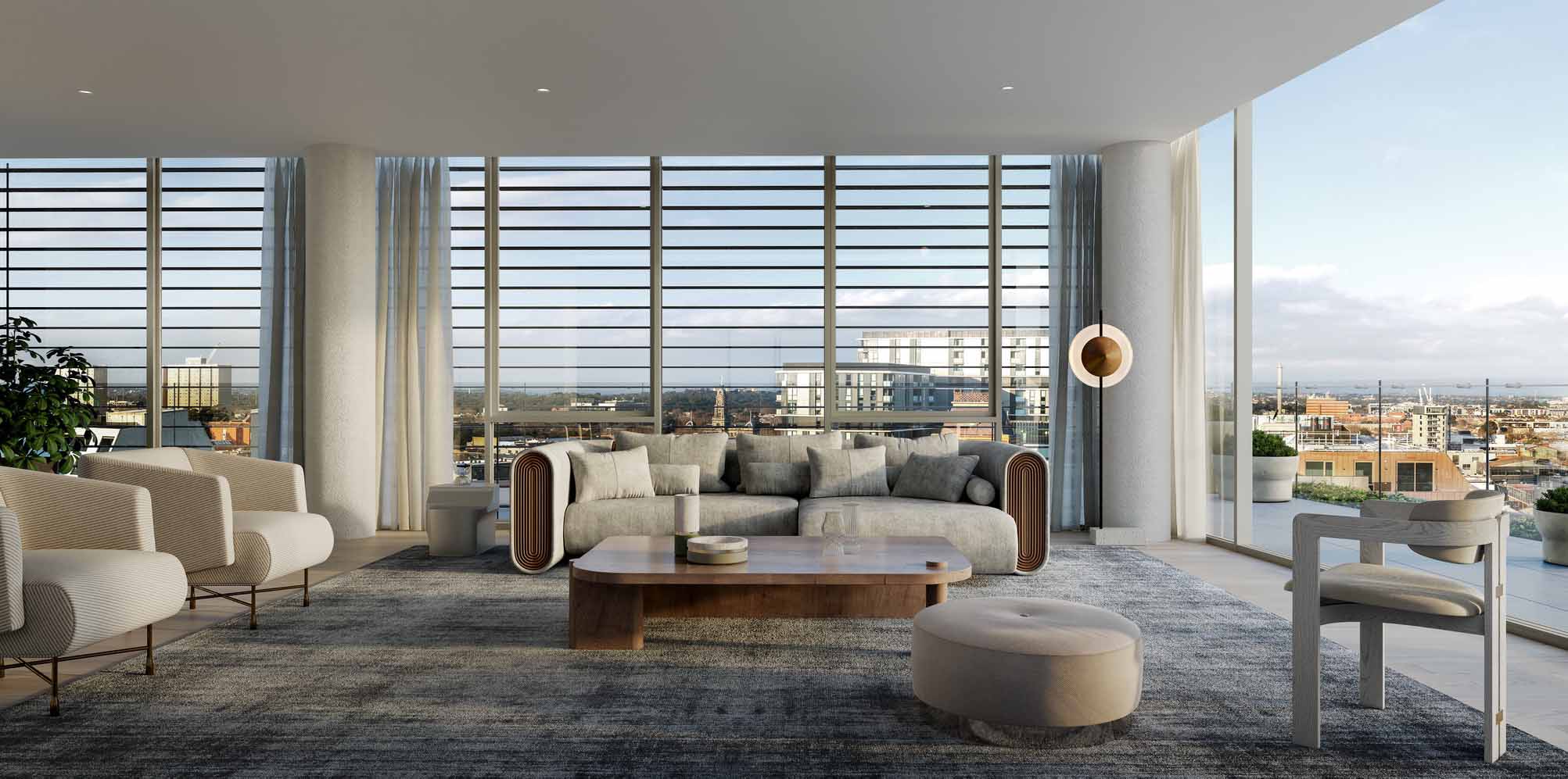 C&L-Residencies-Collingwood-3D-architectural-visualisation-lounge-FKD-Studio